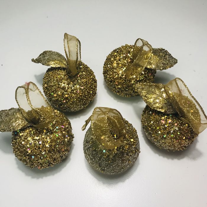 Bolas natal grandes douradas