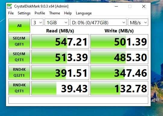 SSD диск Samsung SATA 512 gb
