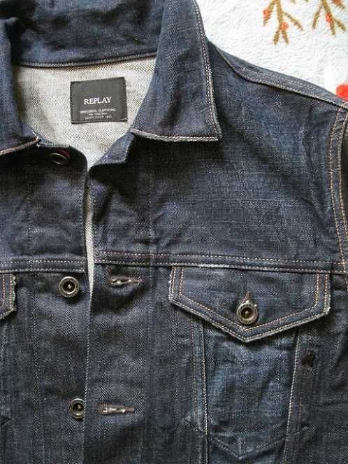 JAK nowa JEDYNA kurtka KATANA bluza REPLAY skóra S M na MOTOR diesel