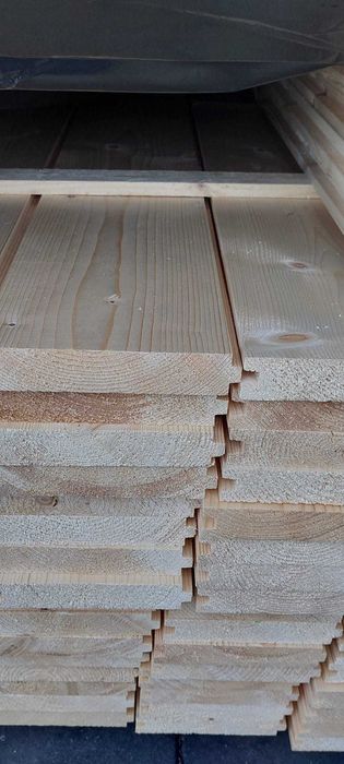 Stropopodłoga 28x146 Deska podłogowo-sufitowa dwustronna świerk