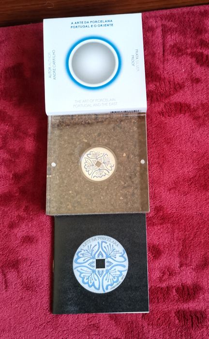 Moeda prata proof "A Arte da porcelana"