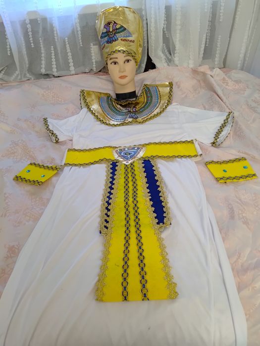Piękny strój przebranie faraon starożytność historia 6 elem. roz do XL