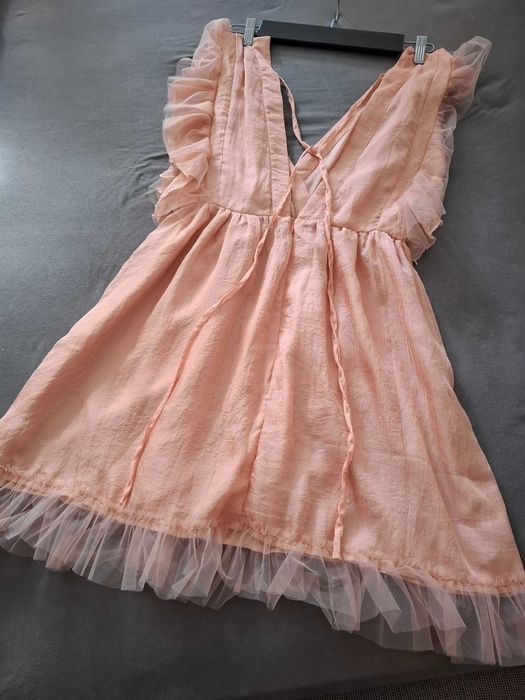 Vestido de cerimónia pelo joelho - ROSA