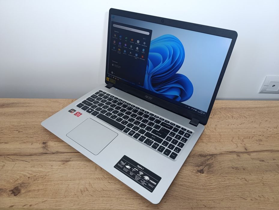 15'6 FHD IPS ноутбук Acer Aspire/AMD Ryzen 3 3200U/Vega 3 2GB/SSD 256