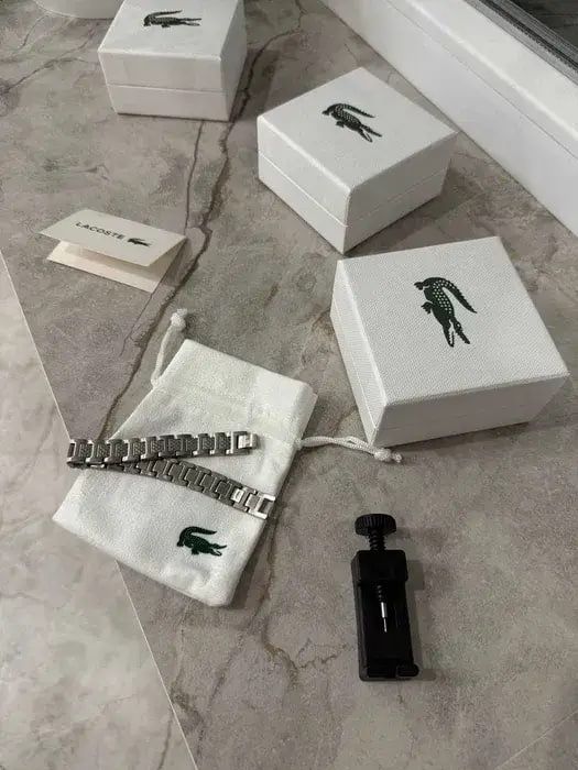 !НОВІ! Браслети Lacoste, лакоста браслет, лакосте, новий, унісекс, чорний та світлий нові