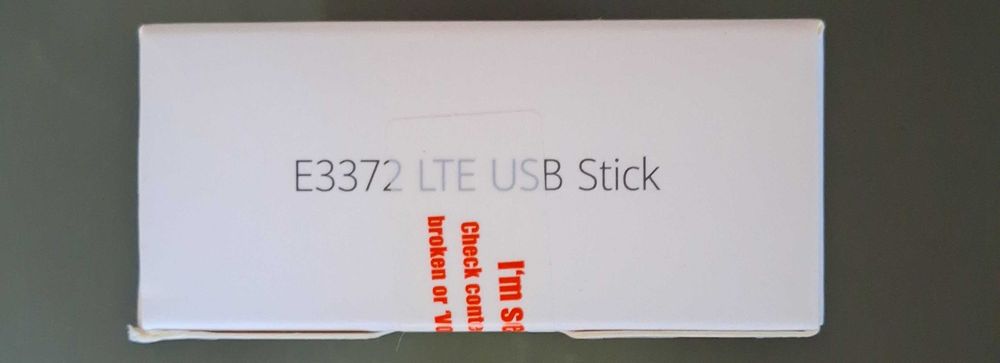 Модем Huawei E3372h-320 White 4G (новий, з пломбами)
