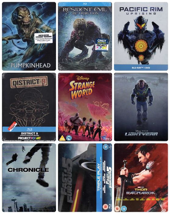Оригінальні імпортні 4K UltraHD та Blu-ray Steelbook релізи