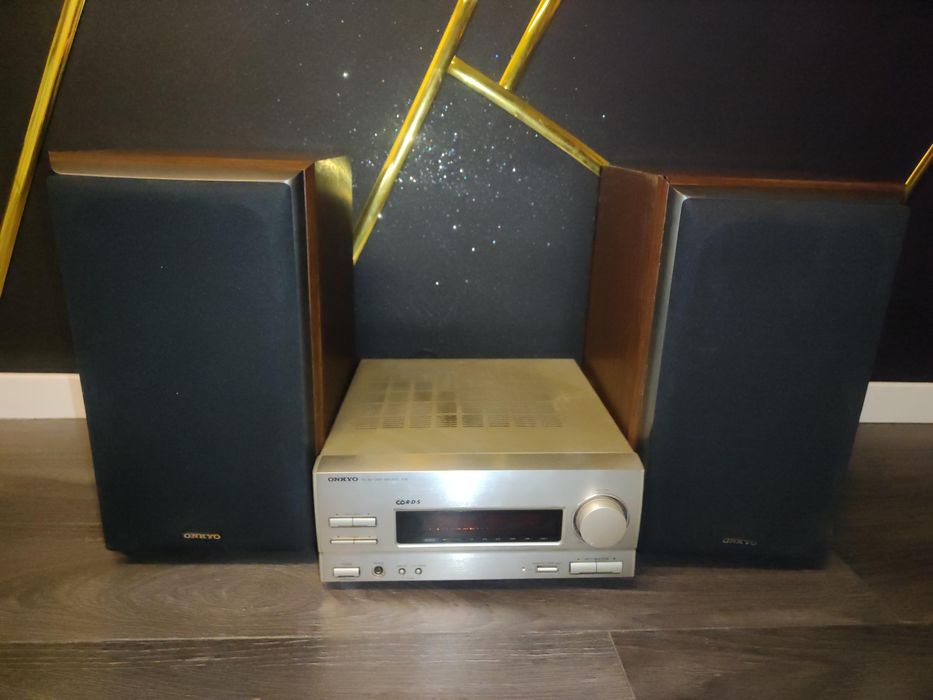 Onkyo ps-a5 r-a5 głośniki kolumny wzmacniacz monitory radio wieża mini