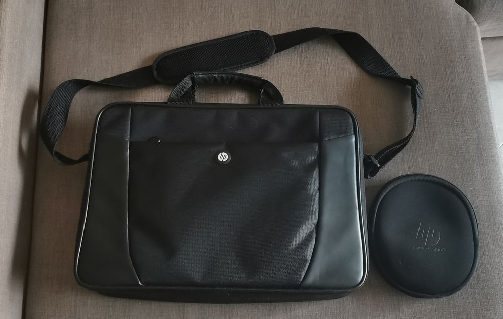 Mala para portátil + bolsa auriculares HP