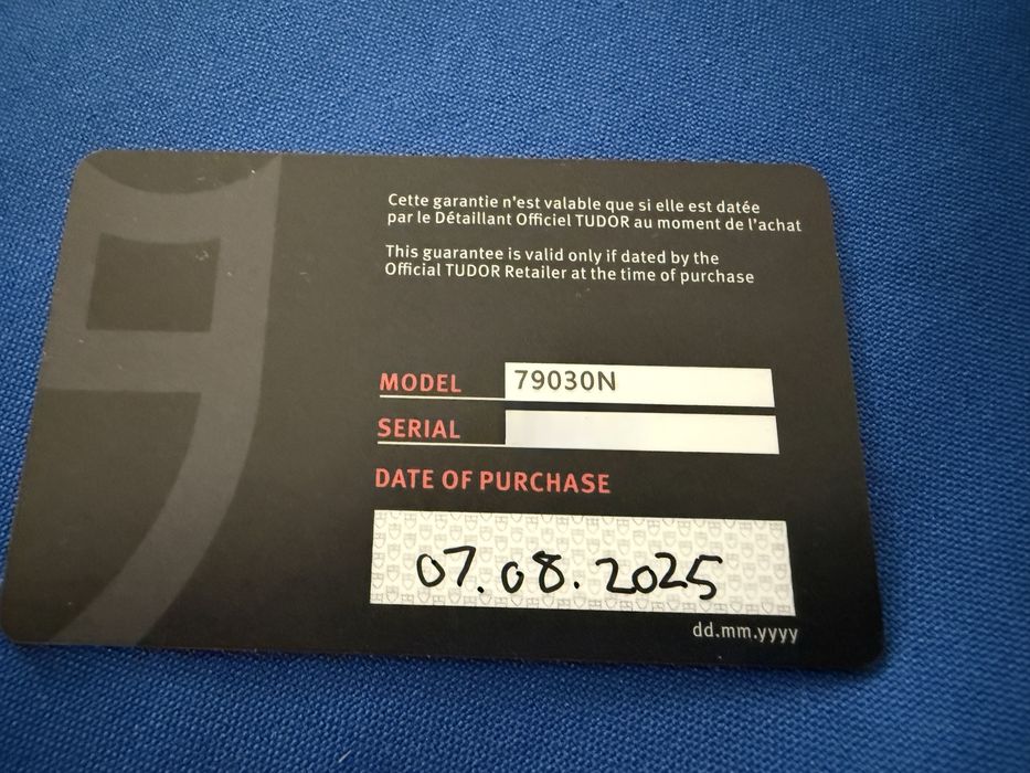 Tudor Black Bay 58 Agosto 2025