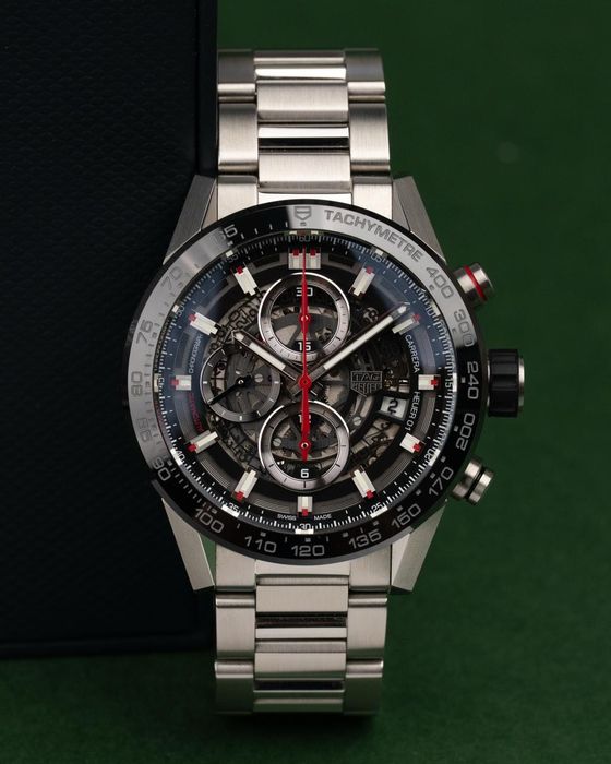 Zegarek męski TAG Heuer Carrera Heuer 01 Skeleton CAR201V.BA0766