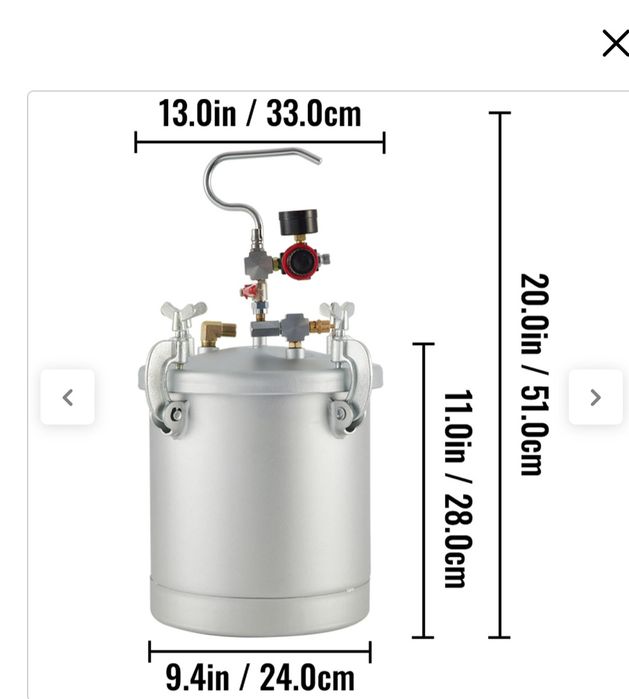 Reservatório de tinta pressurizado SucceBuy