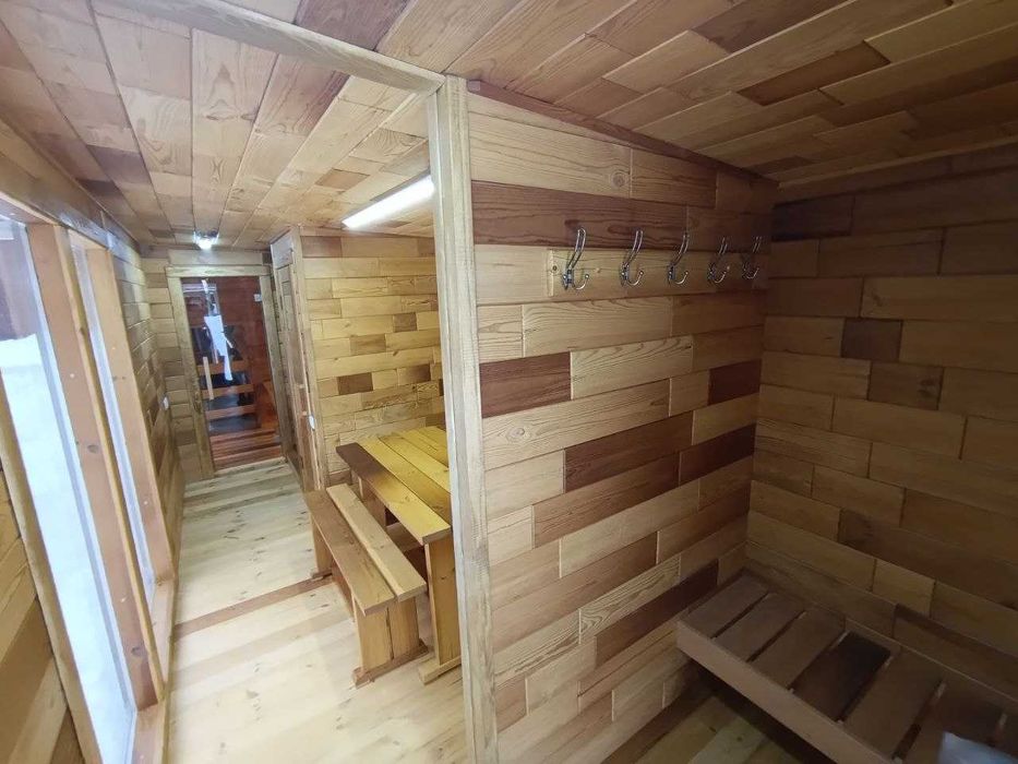 лазня 7,5/2,4м.  ТЕРМО дерево зовні і в середині_ Є В НАЯВНОСТІ