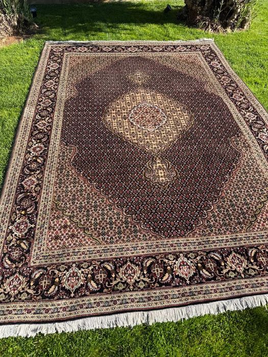 Nowy Kaszmir + Jedwab R. Tkany Dywan Perski Tabriz 300x210 gal. 27 tyś