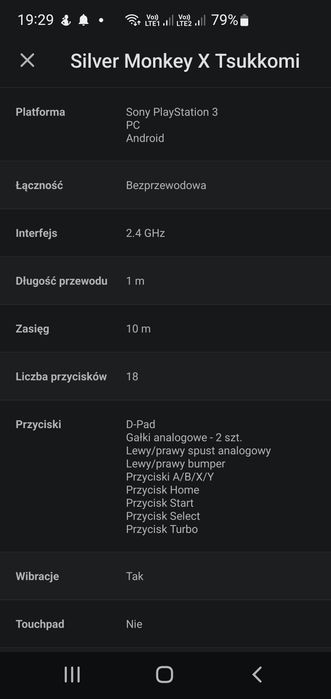 Pad do playstation 3  Bezprzewodowy (PS3/PC) super wygląda