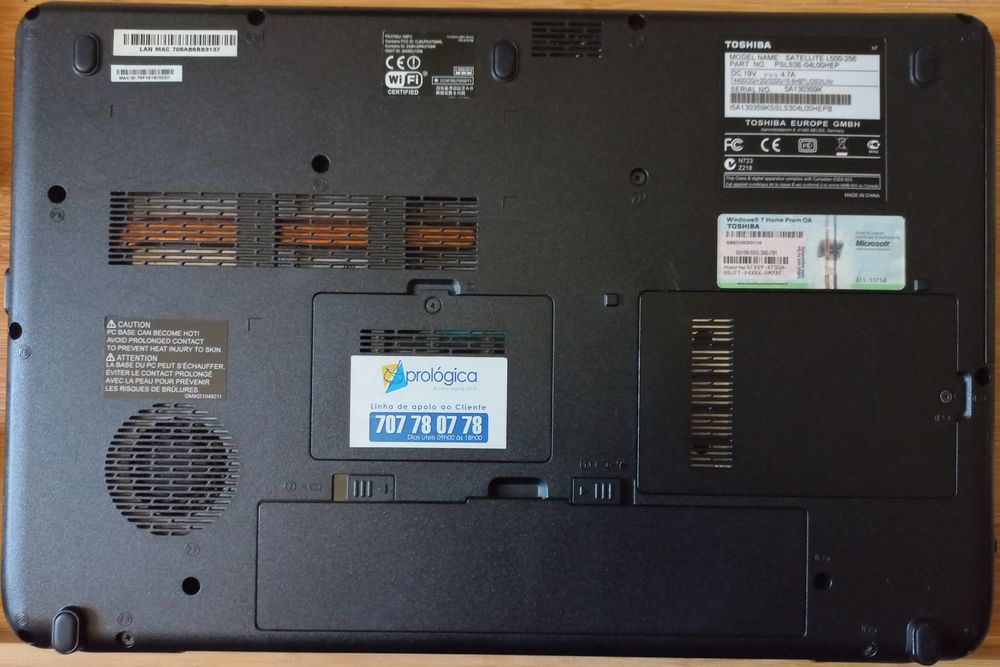 Toshiba Satellite L500-256