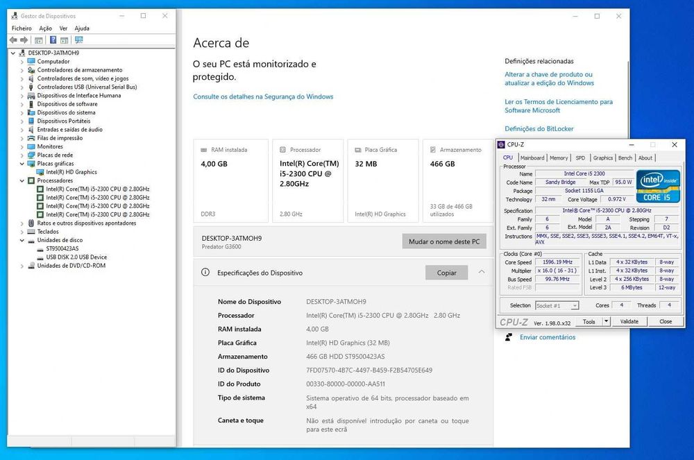 Torre Desktop Intel i5