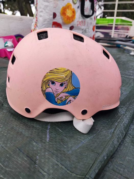 Capacete Oxelo Rosa Princesa - Proteção Total Infantil