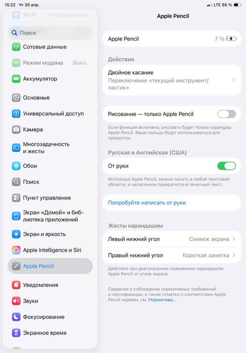 Apple Pencil 2 Gen (MU8F2)