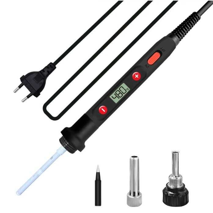 Паяльник 80Вт с регулировкой температуры и ЖК дисплеем