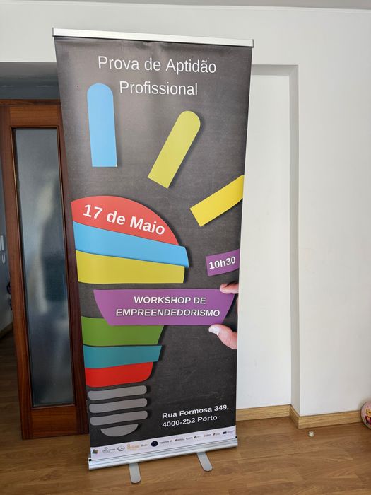 Vendo roll-up de alumínio