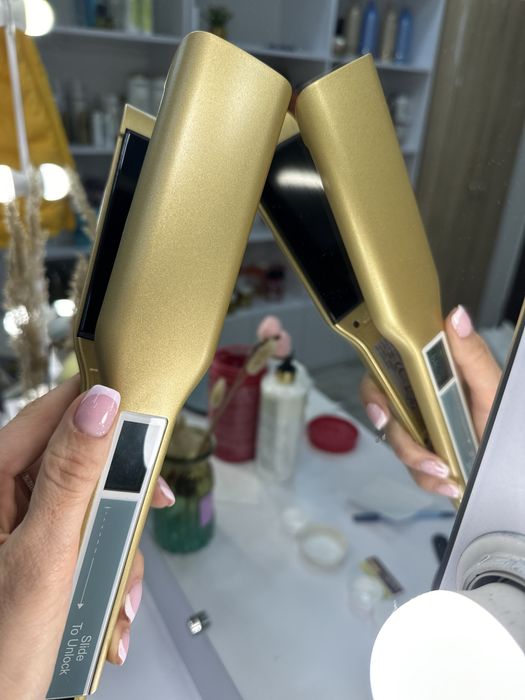 Прасочка (утюжок) з титановими пластинами для волосся