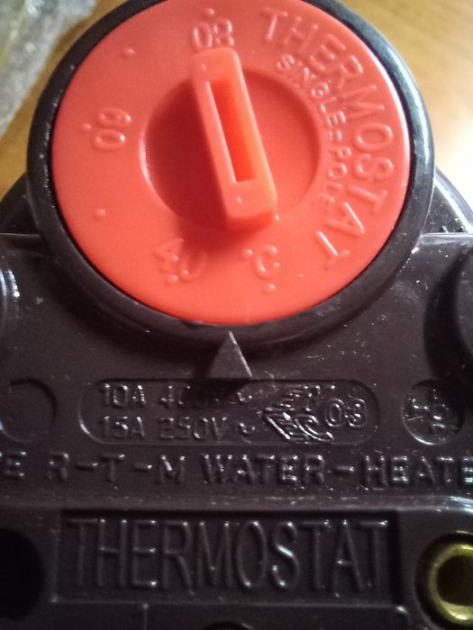 Термостат терморегулятор стержневой для бойлера 3 кВт, 3,5 кВт