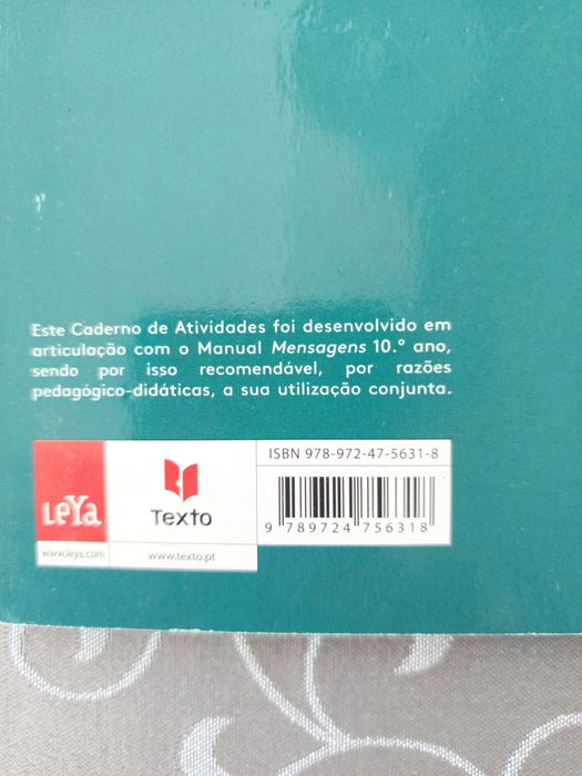 Mensagens Português 10 ano - Caderno de Actividades