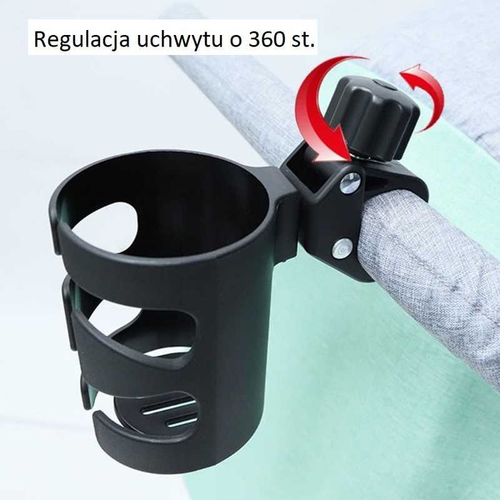 Uchwyt Koszyk na Butelkę Bidon do Roweru Wózka Skutera