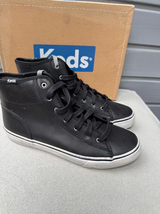 Nowe trampki wysokie KEDS skórzane czarne 41