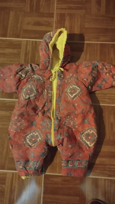 Macacão de inverno para bebê até 1 ano