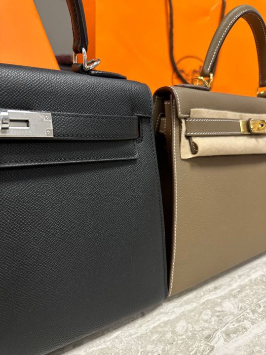 Сумка Hermes Kelly 28 шкіра Epsom повний комплект бутика сумка шкіряна премиум сегмент