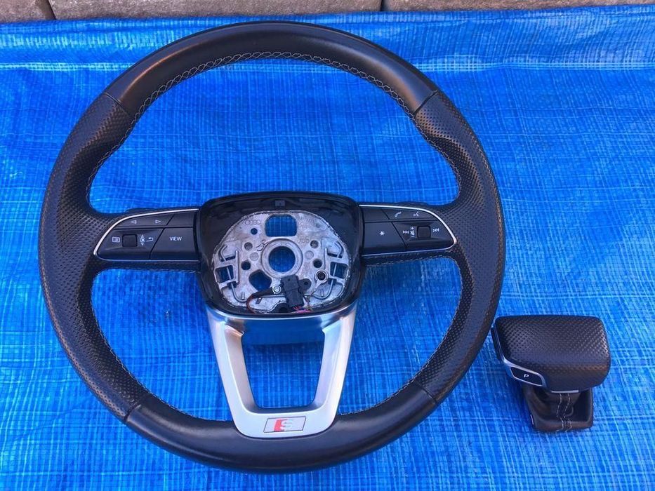 Audi Q5 80A S-Line Kierownica Gałka Mieszek Łopatki 2022r 80A419091CQ