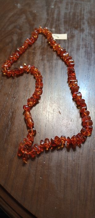 Бусы из янтаря, заводские