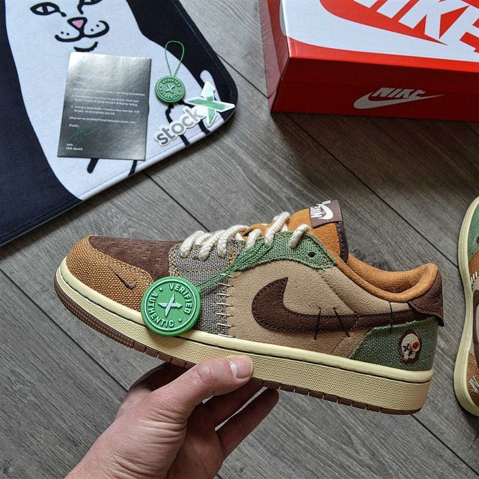 Мужские кроссовки Jordan 1 Retro Low OG Zion Williamson 'Voodoo' 40-45