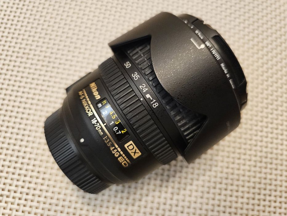 Nikon D70s + obiektywy 18-70 + czytaj opis!!!