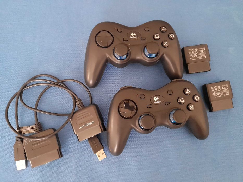 Conjunto de acessórios para Play Station 2 mais consola para peças