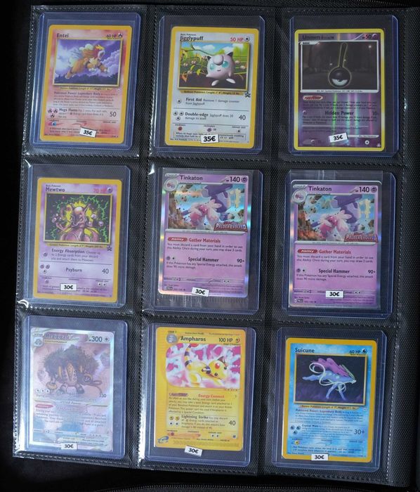 Cartas/Singles Pokémon TCG Inglês/English
