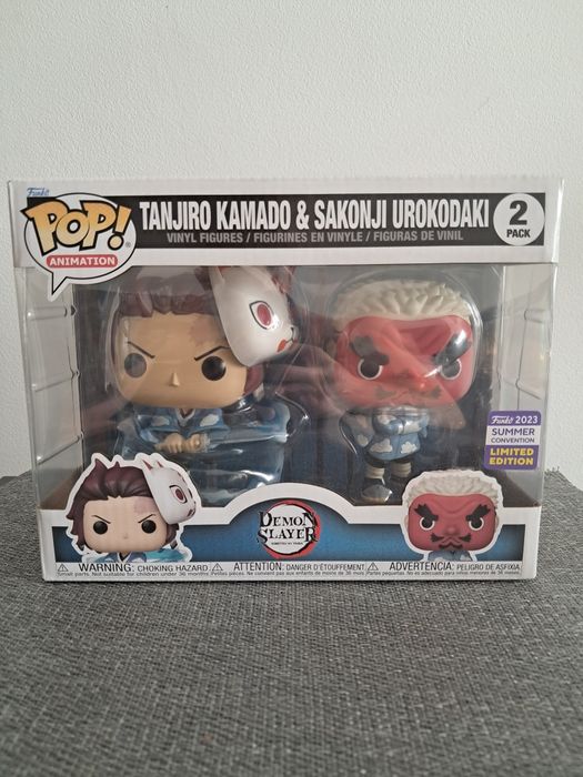 Funko pop Tajniro Kamado & Sakonji Urokodaki  2 pack Limited edition Demon Slayer