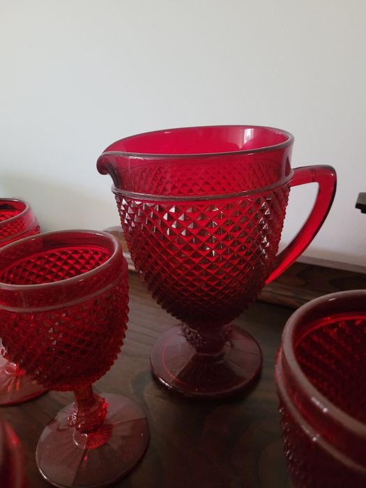 Copos Vintage vermelhos