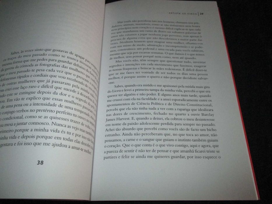 Livro Artista de Circo Margarida Rebelo Pinto