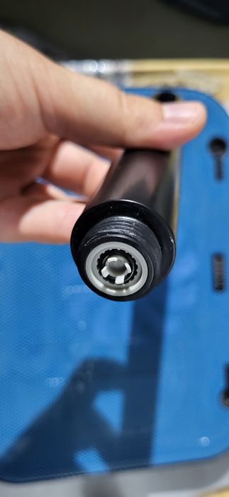 Słuchawka prysznicowa podłużna czarna nowa