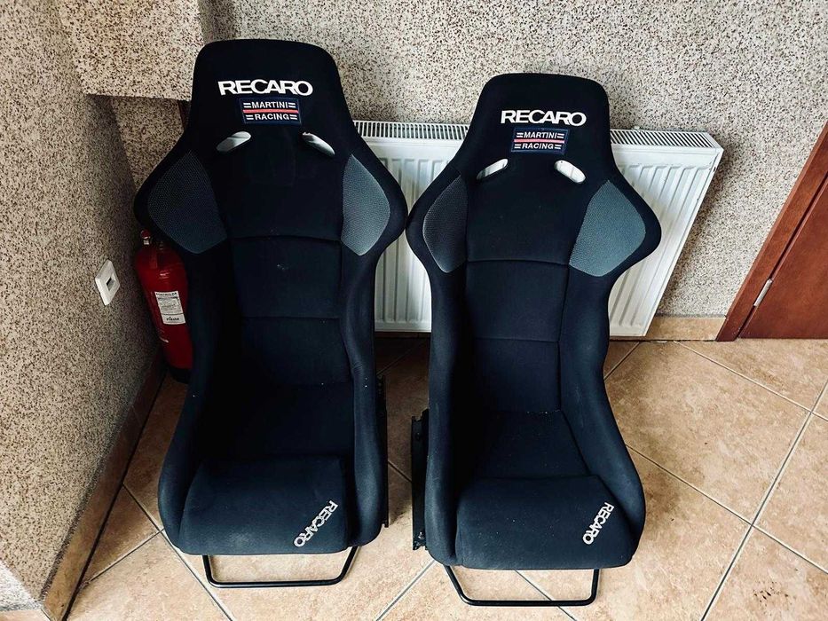 Fotele kubełkowe Recaro Profi SPG + mocowania + slidery