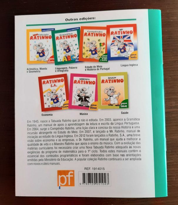 Livro NOVO - Gramática Ratinho - Manual de Português Olivais • OLX.pt