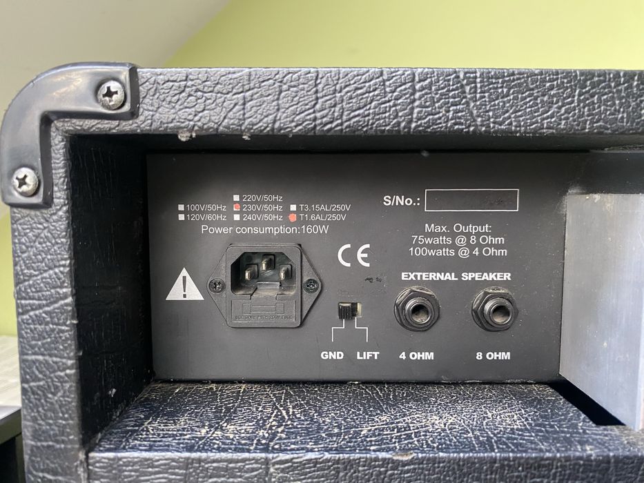 Randall RG75d +footswitch