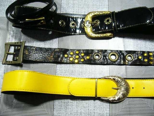 Ремінь жіночий вінтаж зі своєї колекції одним лотом