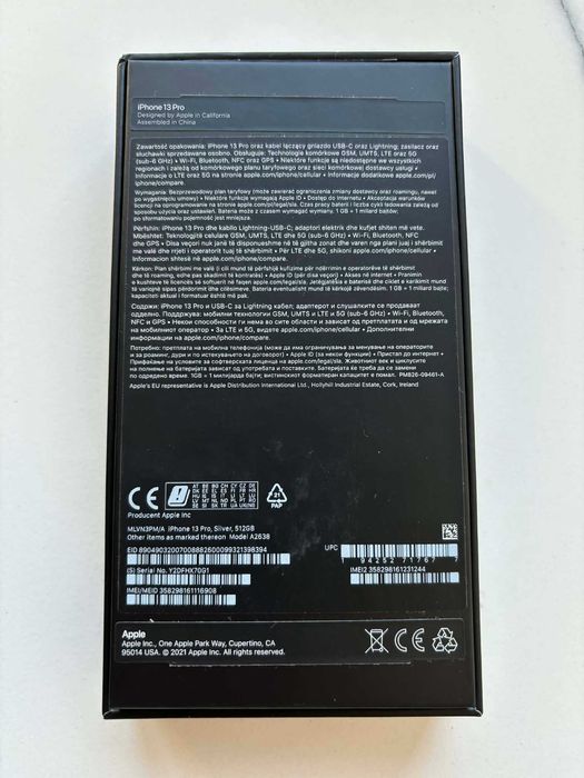 iPhone 13 Pro 512GB | Silver I Stan BDB | Bez rys | Pudełko