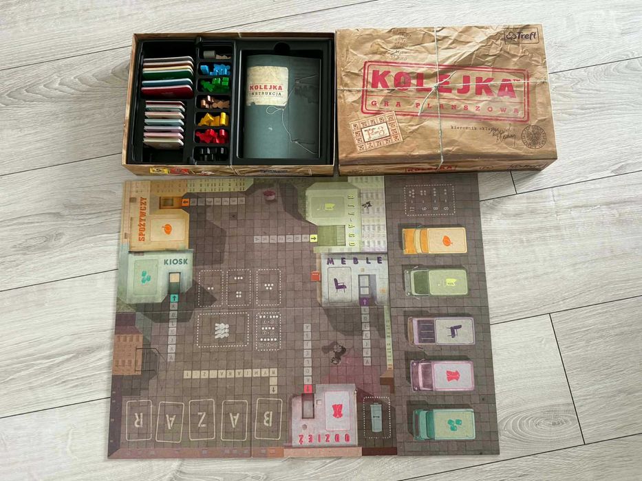 Gra planszowa "Kolejka"