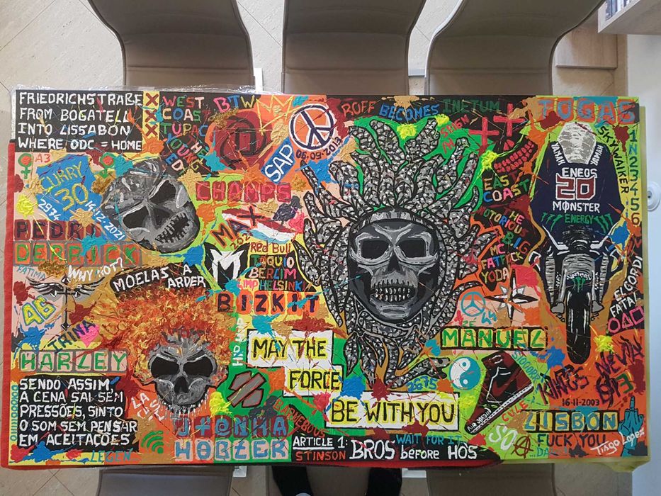 Quadro Pintura Abstracionismo 2021 04