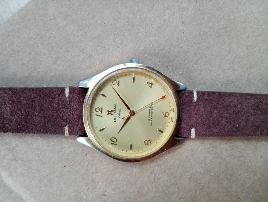 Delbana retro, nie na F465,  cal, taki jak w Breitlling